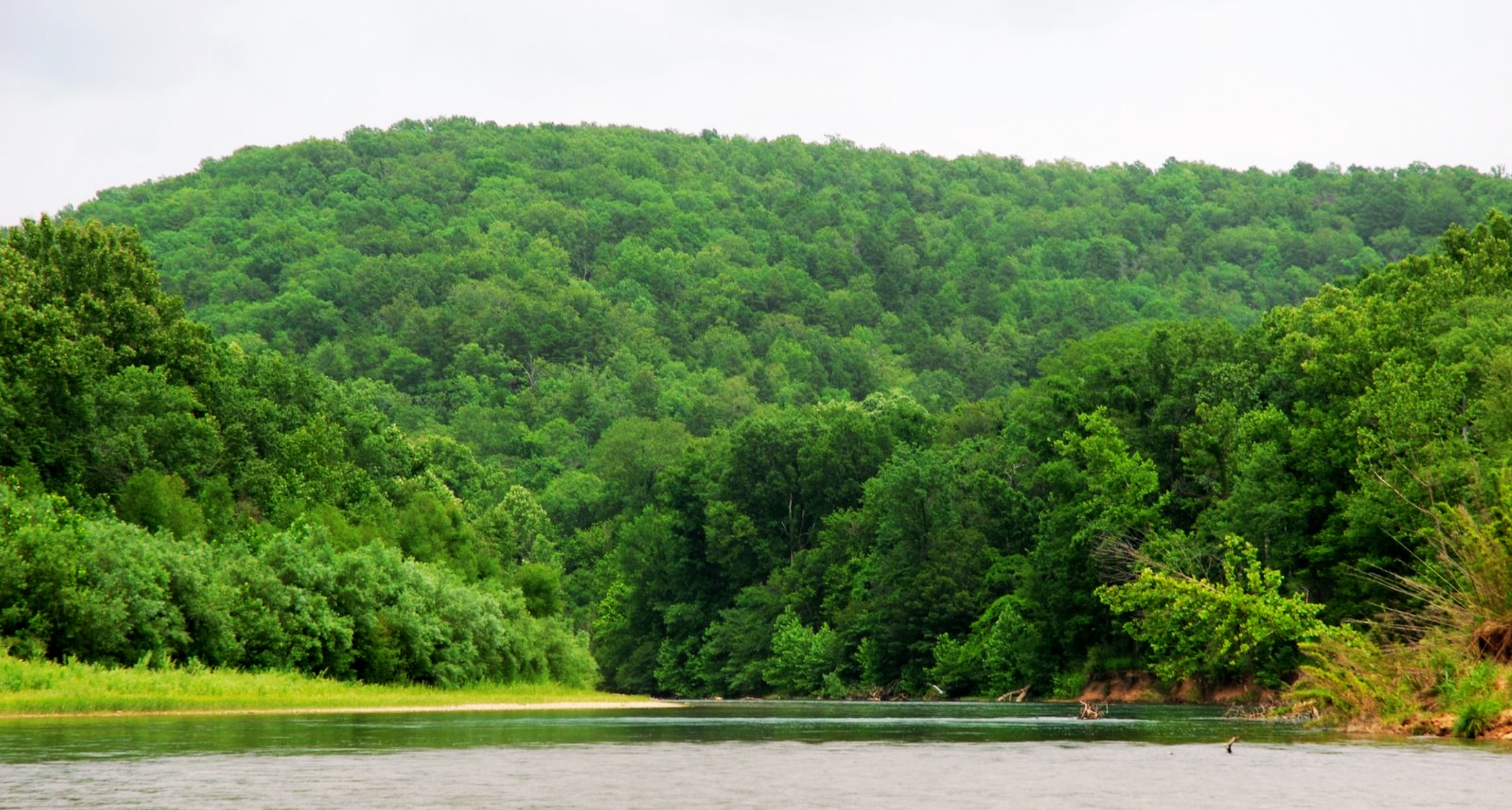 20 acres Missouri Current River Estate with 700 feet private riverfront